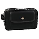 Burberrys Nova Check Waist Bag Pouch Nylon Black Auth gt2532 - Autre Marque
