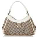 Gucci Brown GG Canvas Abbey D-Ring Shoulder Bag