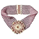 Ras du cou des années50 en cristaux et perles de verre par Pellini - Autre Marque