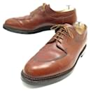 PARABOOT DERBY AVIGNON SHOES 10 44 BROWN LEATHER SHOES - Paraboot