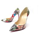 NEW CHRISTIAN LOUBOUTIN SHOES PIGALLE FOLLIES PATENT LEATHER PUMPS 39 - Christian Louboutin