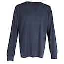 Dolce & Gabbana Sweatshirt in Navy Blue Cotton