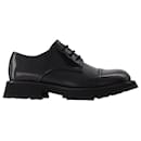 Loafers in Black Leather - Alexander Mcqueen