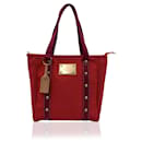 Red Canvas Antigua MM Tote Shopper Bag - Louis Vuitton