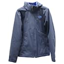 The North Face Hooded Windbreaker in Navy Blue Polyester