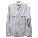 Camisa de manga larga floral Gucci en algodón blanco