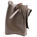 Rejina Pyo Midi Marlene Bucket Bag In Brown Leather