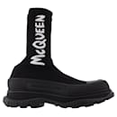 Sock Boots in Black - Alexander Mcqueen