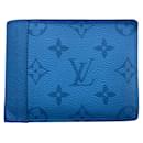 Sold Out Denim Blue Multiple Wallet Slender - Louis Vuitton