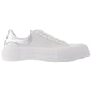 Deck Sneaker in White Leather - Alexander Mcqueen