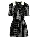 Maje Irandi Polka-dot Playsuit in Black Polyester