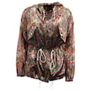 Isabel Marant Olaz Floral-Print Hooded Jacket in Multicolor Polyester