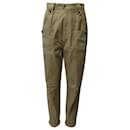 Isabel Marant Cargo Pants in Brown Cotton