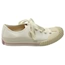 Acne Studios Brady Low Top Sneakers in Ivory Canvas - Autre Marque