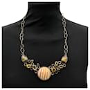 Vintage Sterling Silver 925 Tiger's Eye and Tourmaline Necklace - Autre Marque