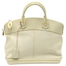 Louis Vuitton Lockit PM Bag in Ivory Leather