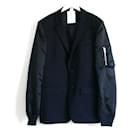 Givenchy Bomber Jacket Sleeve Blazer Jacket