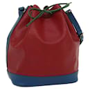 LOUIS VUITTON Epi Tricolor Noe Shoulder Bag Red Blue Green M44084 LV Auth pt2259 - Louis Vuitton