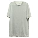 Brunello Cucinelli Round Neck Flim T-shirt in Grey Cotton