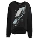 Christopher Kane Car Crash Sweatshirt aus schwarzer Baumwolle