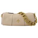 Xx Mini Cylinder Hobo Bag - Manu Atelier - Ivory - Leather - Autre Marque