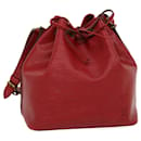 LOUIS VUITTON Epi Petit Noe Shoulder Bag Red M44107 LV Auth pt2254 - Louis Vuitton