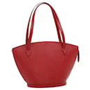 LOUIS VUITTON Epi Sac shopping Tote Bag Red M52267 LV Auth pt2673 - Louis Vuitton