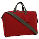PRADA Sports Shoulder Bag Nylon Red Auth pt2636 - Prada