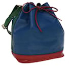 LOUIS VUITTON Epi Tricolor Noe Shoulder Bag Green Blue Red M44084 LV Auth 30082 - Louis Vuitton