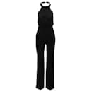 Ba&sh Saudry Jumpsuit mit offenem Rücken aus schwarzem Polyester - Ba&Sh