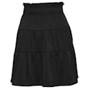 Ba&sh Ruffy Tiered Skirt in Black Polyester - Ba&Sh