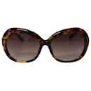 Linda Farrow Ellen Tortoiseshell Round Sunglasses in Tortoiseshell Acetate