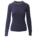 Ba&Sh Sparkling Sweater in Midnight Blue Polyester