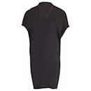 Helmut Lang Cocoon Dress in Black Wool