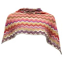 Missoni Zigzag Print Scarf in Multicolor Wool