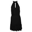 Black Dress with Elastic Waist - Michael Kors