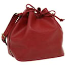 LOUIS VUITTON Epi Petit Noe Shoulder Bag Red M44107 LV Auth bs1243 - Louis Vuitton