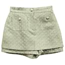 Maje Overlay-Shorts mit Blumendruck aus mehrfarbigem Polyester