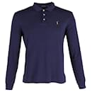 Polo Ralph Lauren Slim Fit Soft Polo Shirt in Navy Blue Cotton