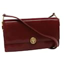 GUCCI Shoulder Bag Leather Red Auth rd2208 - Gucci