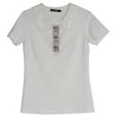 T-shirt chemisier Dolce&Gabbana avec cristaux - Dolce & Gabbana