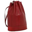 LOUIS VUITTON Epi Randonnee GM Shoulder Bag Red M43087 LV Auth ki2056 - Louis Vuitton