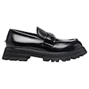 Alexander McQueen Leather loafers with notched sole - Alexander Mcqueen