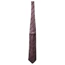 Ermenegildo Zegna Striped Tie in Pink Silk 