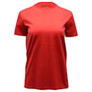 Prada T-Shirt aus roter Baumwolle