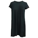 Sacai T-Shirt-Kleid aus marineblauer Baumwolle
