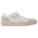 Low-Top ADC Sneakers in White Leather - Ami