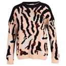 Chloe Printed Chunky Knit Sweater in Multicolor Cashmere - Chloé