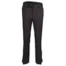 Yves Saint Laurent Rive Gauche Trousers in Black Wool