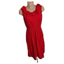 Prada abito vestito rosso